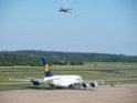 Lufthansa Airbus A 380 zu Besuch Flughafen Koeln Bonn P040